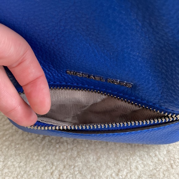 Michael Kors Blue Rhea Mini Backpack - Picture 6 of 12